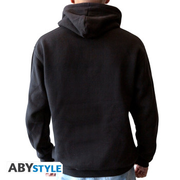 Friends Hoodie - "Scribble" man without zip black