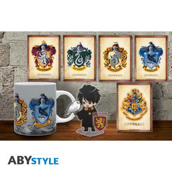 Harry Potter Κούπα 320ml + Acryl® + Postcards "Hogwarts"