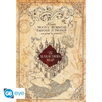 Harry Potter Poster Maxi 91.5x61 - Maurauder's Map