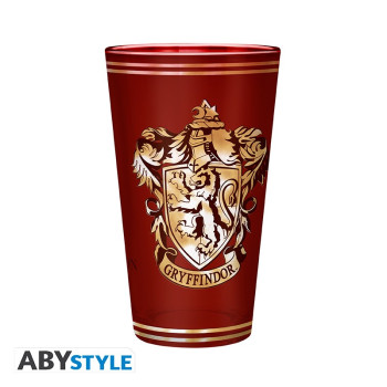 HARRY POTTER - Premium Large Glass - 400ml - Gryffindor 