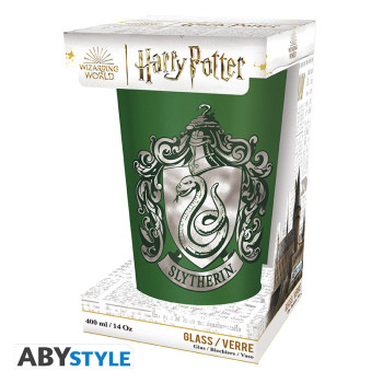 HARRY POTTER - Premium Large Glass - 400ml - Slytherin
