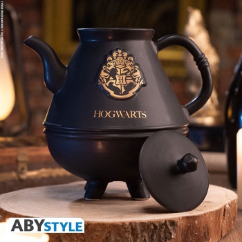 Harry Potter Teapot - with Hogwarts cauldrons set