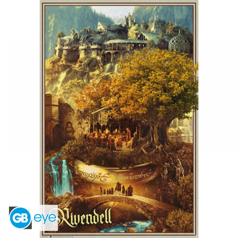 Lord Of The Rings Poster Maxi 91.5x61 - Rivendell Lord Of The Rings Poster Maxi 91.5x61 - Rivendell