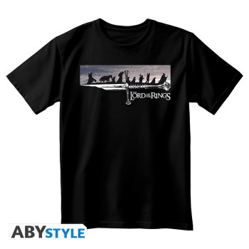 LORD OF THE RINGS - Tshirt unisex black - The Fellowship