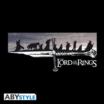 LORD OF THE RINGS - Tshirt unisex black - The Fellowship