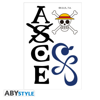 One Piece Tattoos - 15x10cm - X5