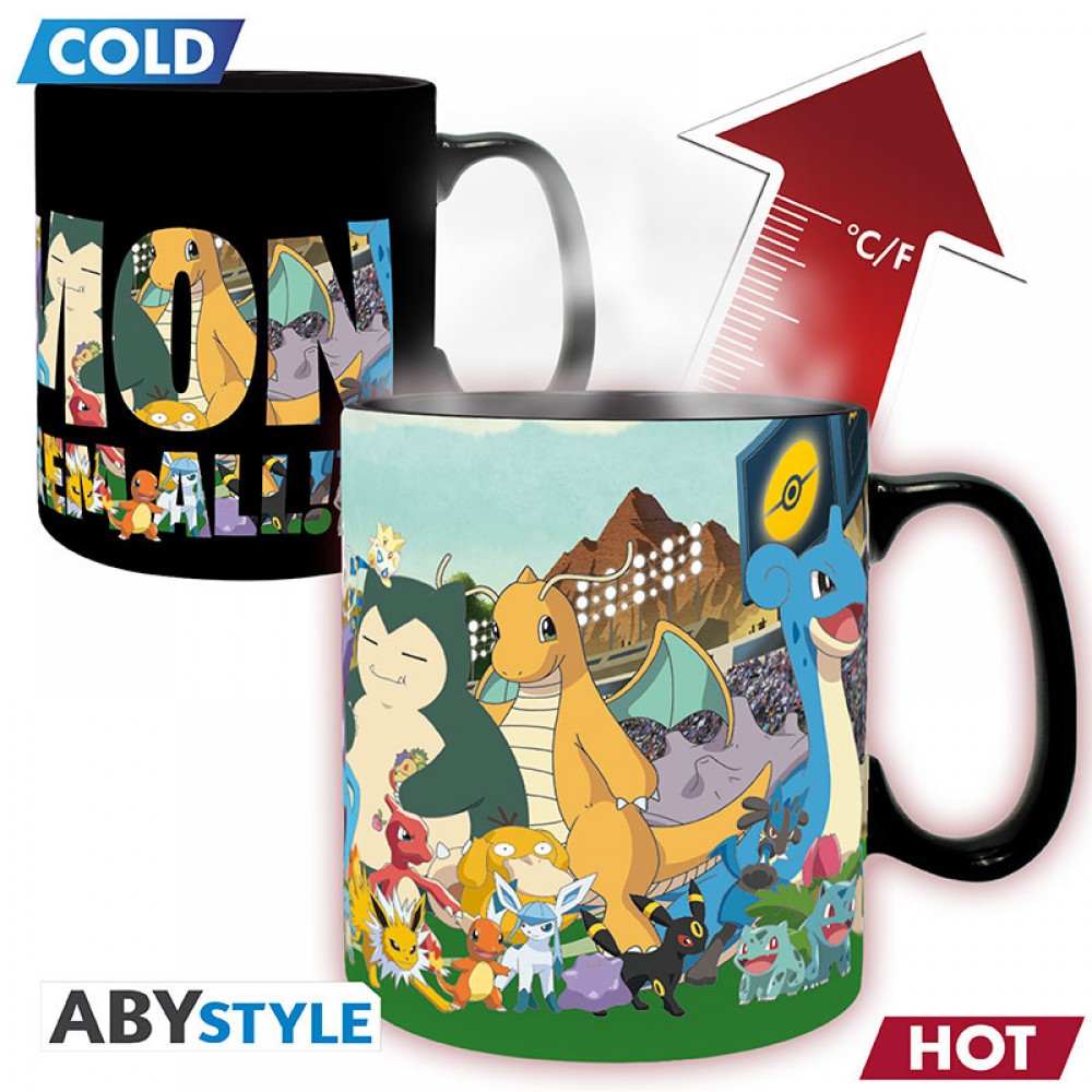 Κούπα Pokemon Heat Change - 460 ml - "Gotta catch em all" Κούπα Pokemon Heat Change - 460 ml - "Gotta catch em all"
