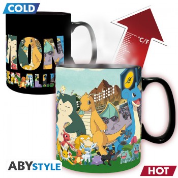 Κούπα Pokemon Heat Change - 460 ml - "Gotta catch em all"