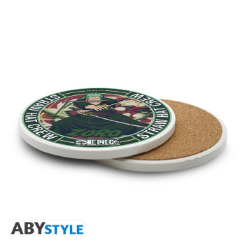 One Piece Ceramic Coasters "Zoro"