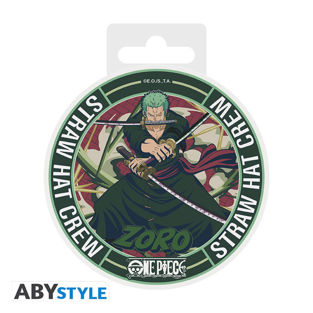 One Piece Ceramic Coasters "Zoro" One Piece Ceramic Coasters "Zoro"