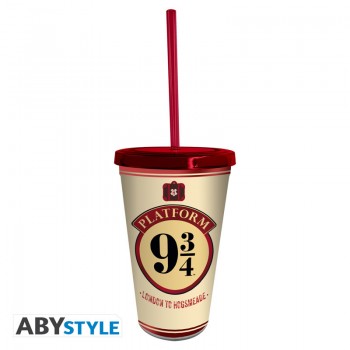 Harry Potter Tumbler with straw - 470ml - Hogwarts Express