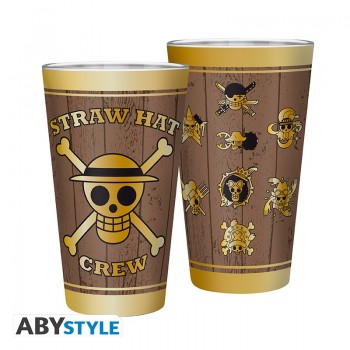 One Piece Ποτήρι Γυάλινο Skulls Large 400ml