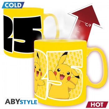 Pokemon Heat Change Κούπα Pikachu 25 460 ml
