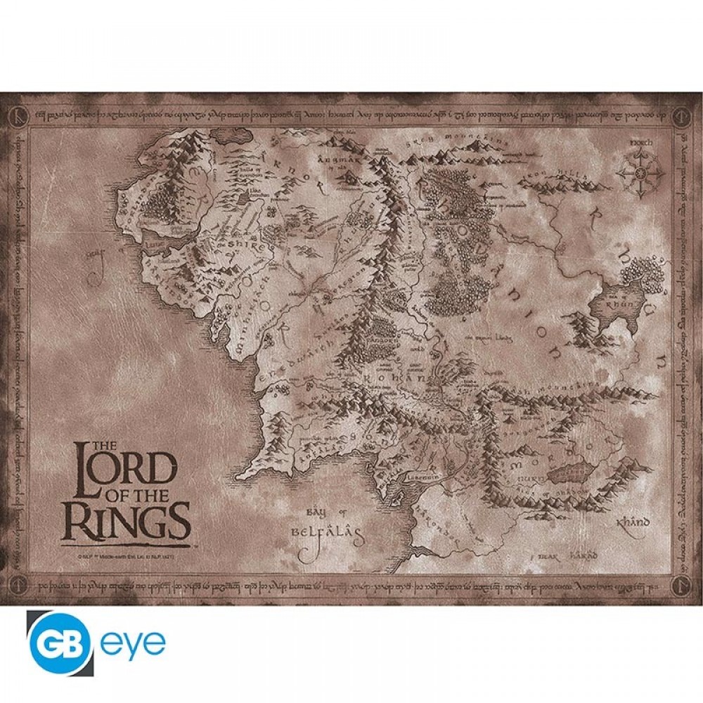 Lord Of The Rings Set 2 Posters 52x38 cm