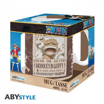 One Piece "Luffy Wanted" Κούπα 460 ml