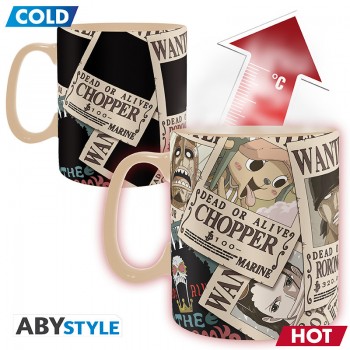 One Piece Mug Heat Change - 460 ml -Wanted