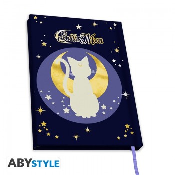 Sailor Moon Premium A5 Notebook "Luna & Artemis"