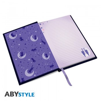Sailor Moon Premium A5 Notebook "Luna & Artemis"