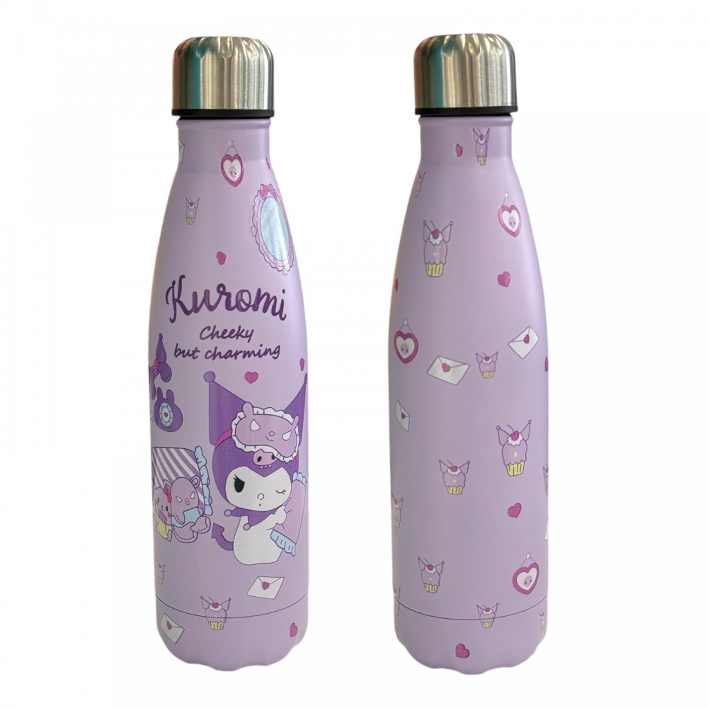 Μεταλλικό Μπουκάλι Sanrio - Kuromi 500 ml