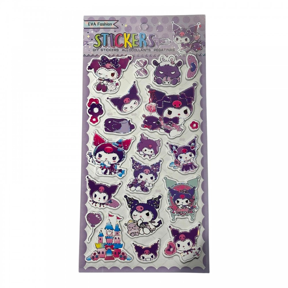 Sanrio Kuromi sticker set