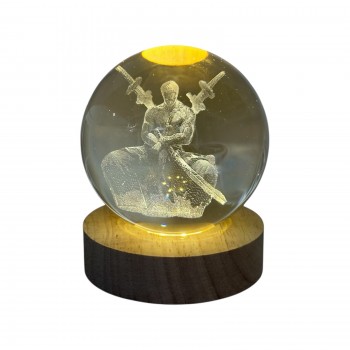 Φωτιστικό Zoro - One Piece 3D illusion 10cm
