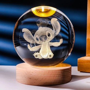 Φωτιστικό Stitch 3D illusion  10cm
