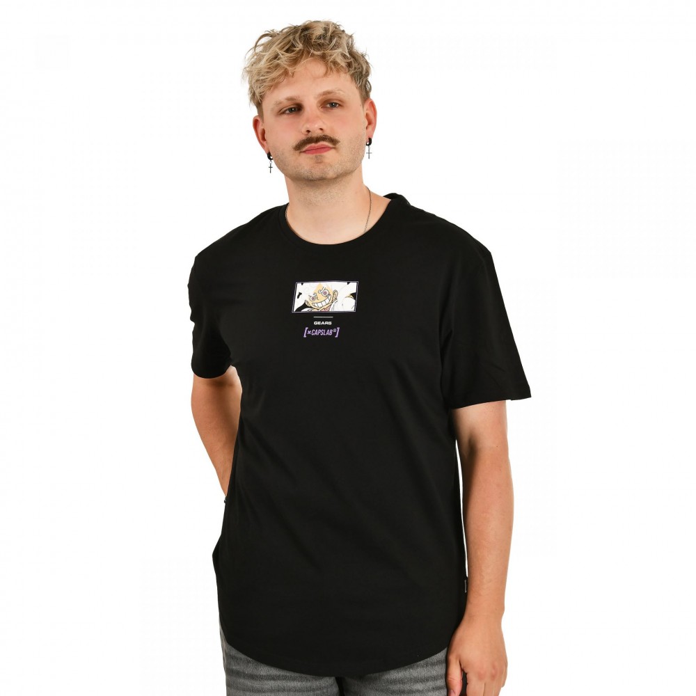 One Piece Monkey D. Luffy Gear 5 Tshirt x Capslab Black