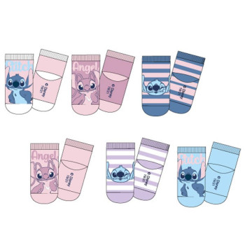 Disney Lilo and Stitch Angel Βρεφικές κάλτσες 3τμχ 