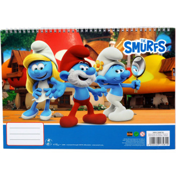 Μπλόκ Smurfs Village A/4 spiral sketchbook