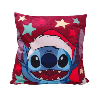 Disney Stitch Christmas  Μαξιλαροθήκη Velvet 40x40 cm