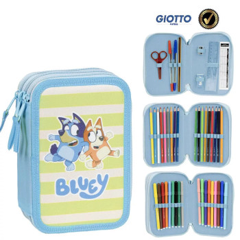 Bluey Bingo Κασετίνα Γεμάτη με 3 Θήκες