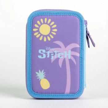 Disney Stitch Κασετίνα Γεμάτη με 2 Θήκες
