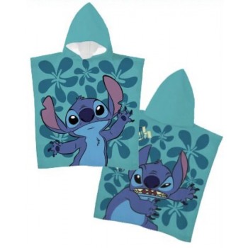 Poncho-Πετσέτα Disney Stitch 55x110 cm (Fast Dry)