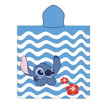 Poncho-Πετσέτα Disney Stitch 55x110 cm (Fast Dry)