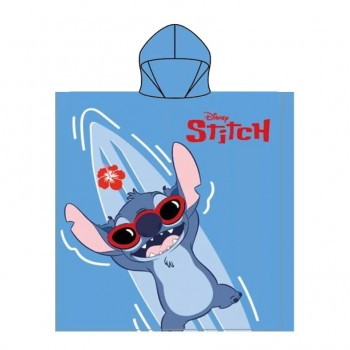 Poncho-Πετσέτα Disney Stitch 55x110 cm (Fast Dry)
