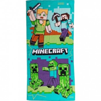 Minecraft Battle Πετσέτα Θαλάσσης 70x140cm