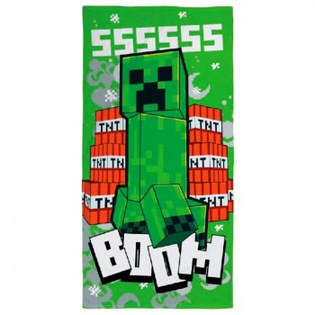 Minecraft Πετσέτα Θαλάσσης 70x140cm (Fast Dry)