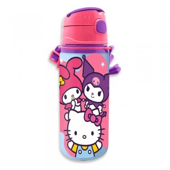 Hello Kitty aluminum bottle with hook 600 ml