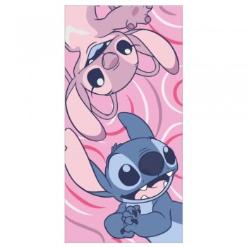 Πετσέτα Θαλάσσης Lilo & Stitch Angel 70x140cm (Fast dry)