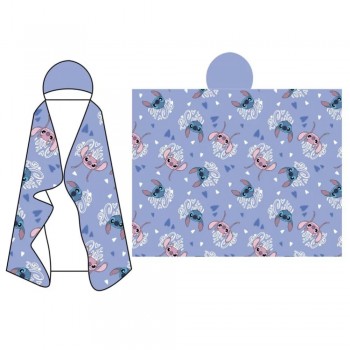 Poncho-Κουβέρτα Cutie Disney Stitch 120x150cm
