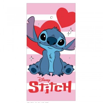 Πετσέτα Θαλάσσης Lilo & Stitch Sparkling Heart 70x140cm
