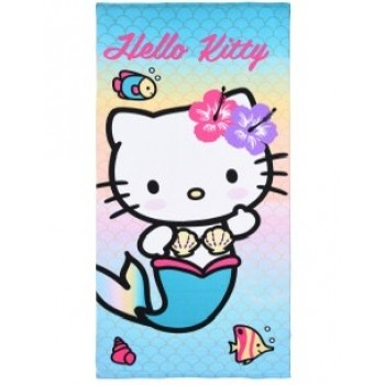 Hello Kitty Hearts Πετσέτα Θαλάσσης 70x140cm (Fast Dry)