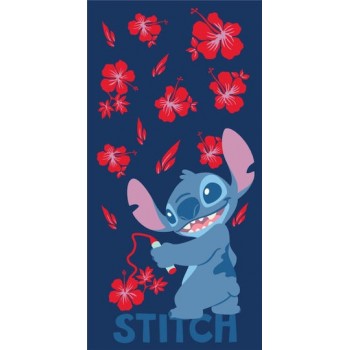 Πετσέτα Θαλάσσης Lilo & Stitch Flower Doodles 70x140cm