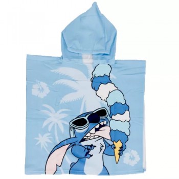 Παιδικό Poncho-Πετσέτα Disney Stitch 50x110 cm