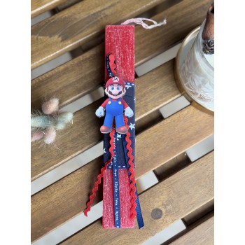 Χειροποίητη Λαμπάδα Super Mario