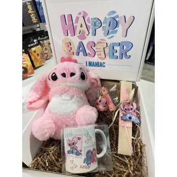 Easter Box με Χειροποίητη Λαμπάδα Disney Lilo & Stitch A