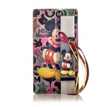 Χειροποίητη Λαμπάδα Με Καδράκι "Mickey Mouse"