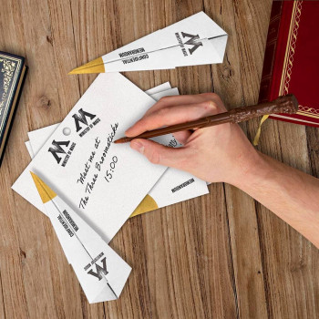 Harry Potter Interdepartmental Memo & Wand Pen Set – Hogwarts Shield