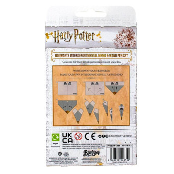 Harry Potter Interdepartmental Memo & Wand Pen Set – Hogwarts Shield