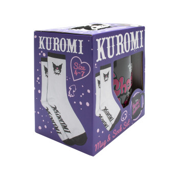 Kuromi Κούπα & Κάλστες Set – Ceramic